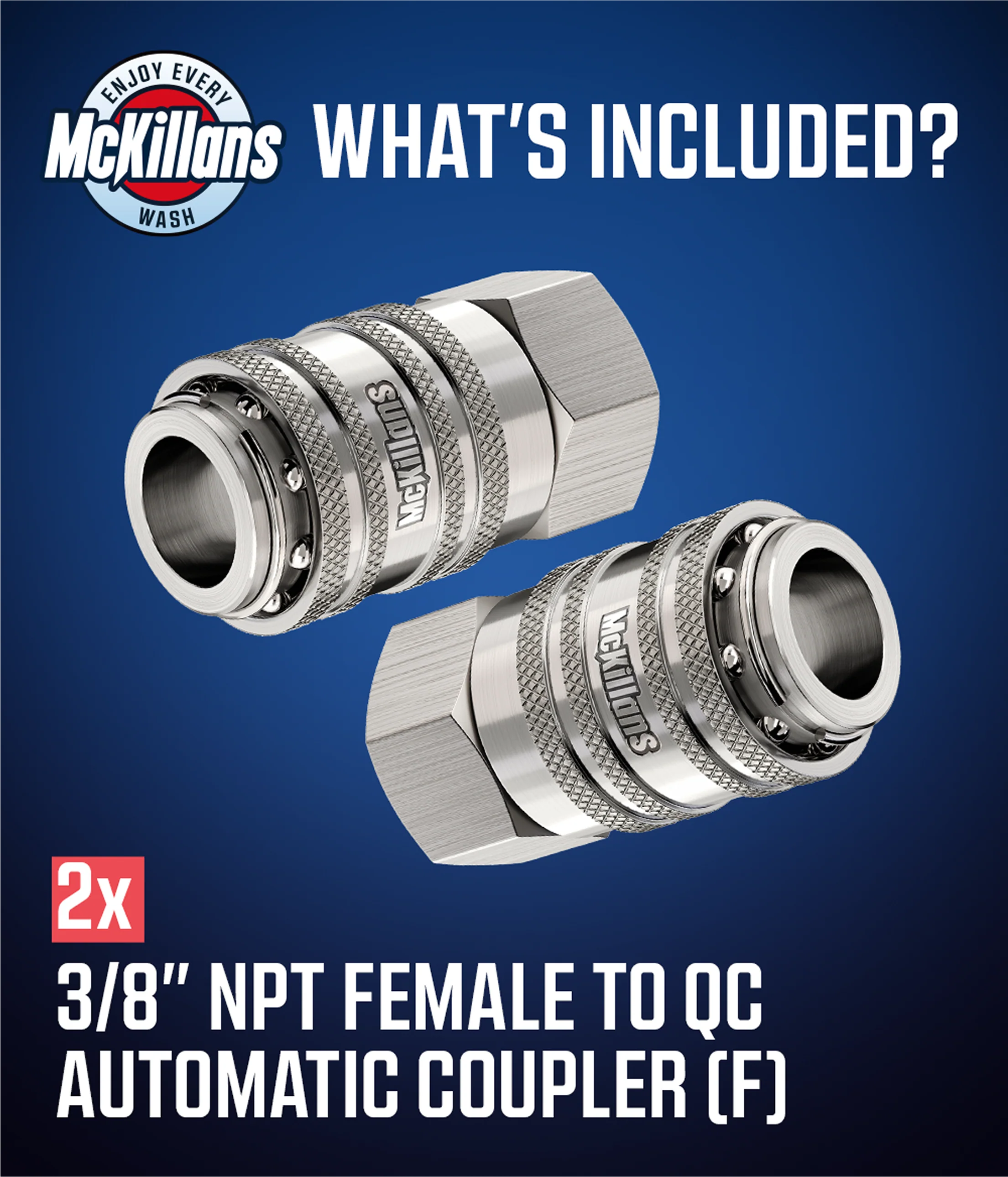 3/8" NPT Female Automatic Quick Connect Couplers - Image 5