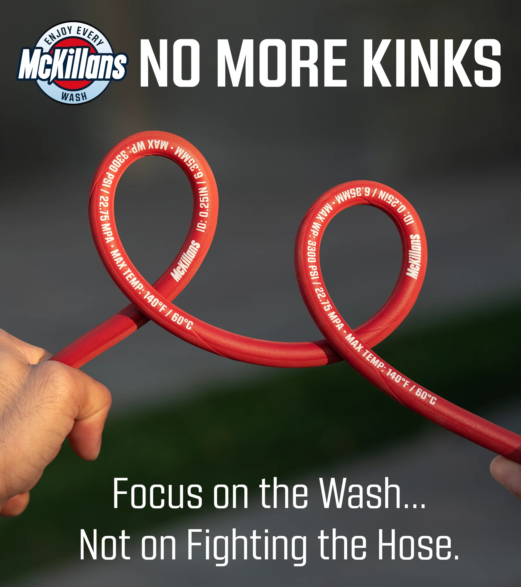 QC Installed Pressure Washer Hose 1/4" x 50FT - Image 2