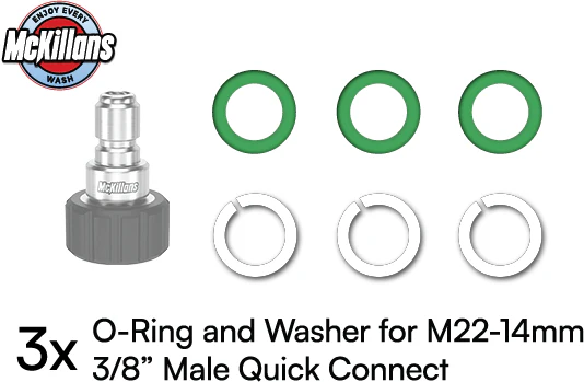 Seals Refresh Kit for M22-14mm Quick Connect Kit - Image 3