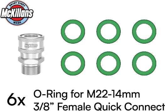 Seals Refresh Kit for M22-14mm Quick Connect Kit - Image 4